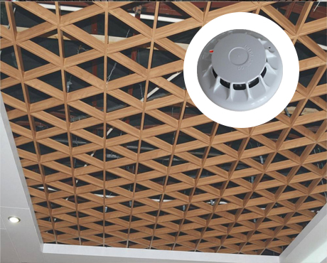 格柵吊頂怎么安裝煙感