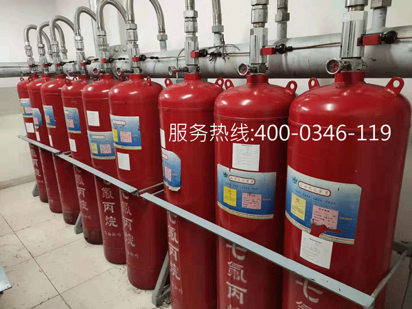 防護區安裝七氟丙烷滅火設備可選擇鋼瓶型號配置